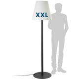 Hoberg LED-Standleuchte dimmbar & 1,87 cm | schwarz/weiß
