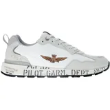 Aeronautica Militare Herren-Sneaker mit bedruckter Sohle 251SC276CT3332 8057630449381 -, Weiß 73062, 44 EU - 44 EU