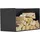 Magnus Kaminholzregal R126 Holz, Stahl 70 x 35 x 40 cm Schwarz