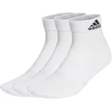 adidas Cushioned Sportswear Ankle 3er Pack White / Black 49-51