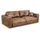 ed exciting design ED Lifestyle Dolan Lux 3D Schlafsofa Holzwerkstoff/Nosag und Bonell - Ausziehbares Sofa mit Schlaffunktion - 245 x 85 x 115 cm (B/H/T)