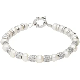 VIVANCE Perlenarmband silber 925 Größe 18