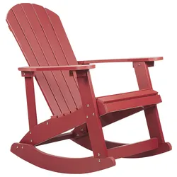 Schaukelsessel Holzwerkstoff Rot ADIRONDACK