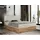MKS Meble Boxspringbett 180x200 mit Bettkasten, Polsterbett 180x200 mit Matratze H3, Boxspringbett 180x200 mit Kopfteil, Boxspringbett mit Massivholz - Nessi... - Beige