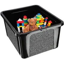 Kadax Aufbewahrungsbox 20 L 1-tlg. schwarz