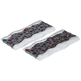 Lemax Steinstraße - Gerades Set Aus 2 - Weihnachtsdorf Zubehör