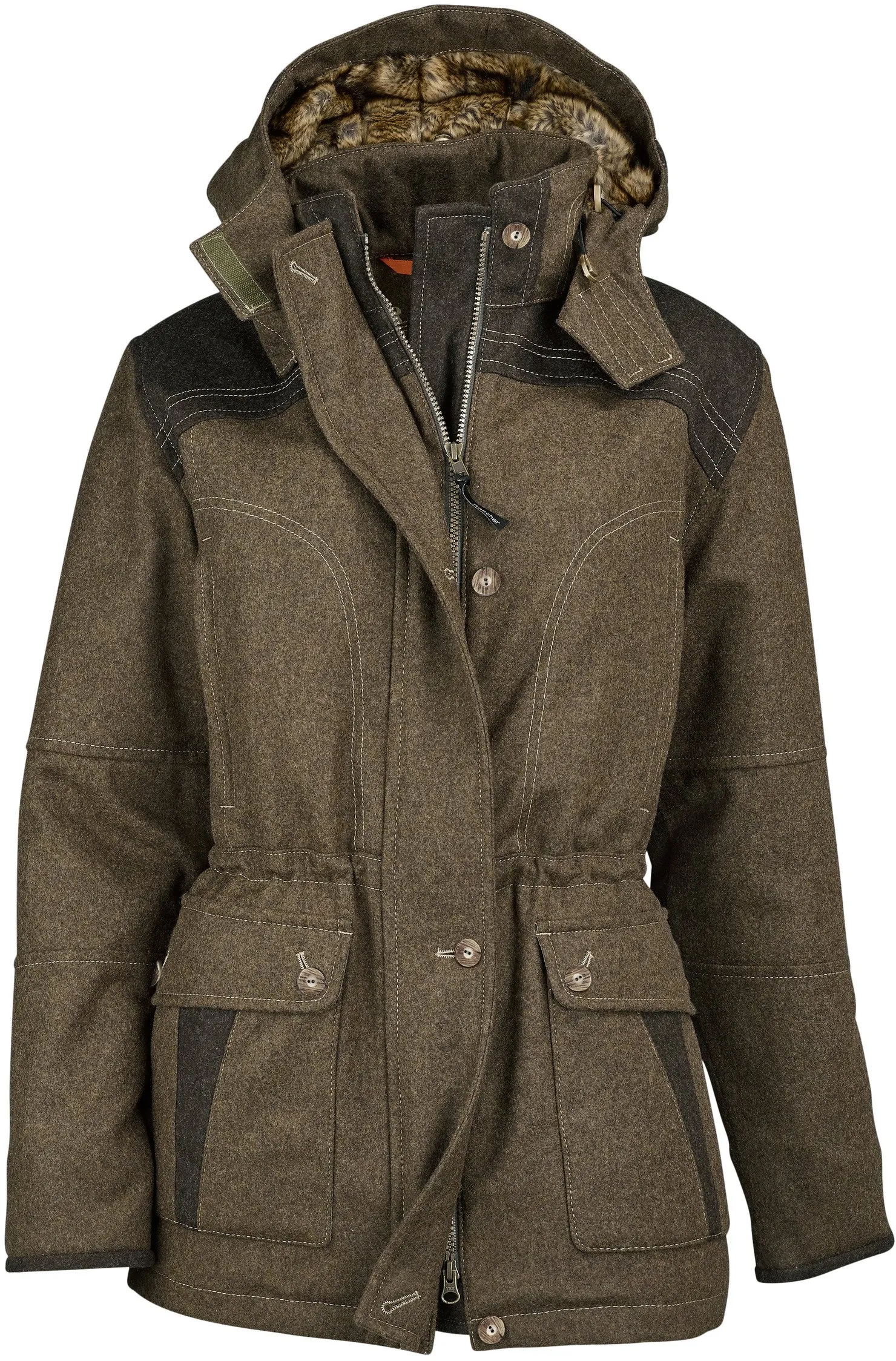 Rascher Lodenjacke Prestige, braun, 42