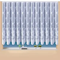 WECKBRODT Gardine »Siena«, (1 St.), Jacquard, strukturiert, Allover,Floral,halbtransparent, Bordüre,