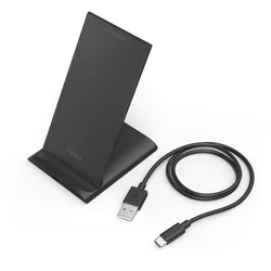 Hama QI-FC10S Smartphone Schwarz USB Kabelloses Aufladen Schnellladung Drinnen