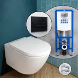 Villeroy & Boch Subway 3.0 Komplett-SET Wand-WC mit neeos Vorwandelement,, 4670TSR1+16601BM#SET,