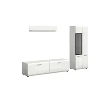 Möbel Kraft Wohnkombination ¦ weiß ¦ Maße (cm): B: 235 H: 160
