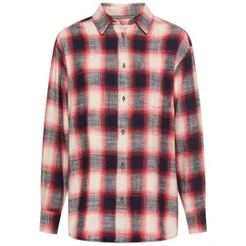 CAMEL ACTIVE Baumwollbluse mit Brusttasche in Rot kariert | Gr.: S