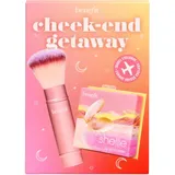 Benefit Cosmetics Benefit Cheek-End Getaway Set Shellie Blush 6gr/Multitasking Brush