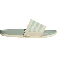 Adidas Comfort Adilette Damen weiß - Wonder white/linen Green met - 38