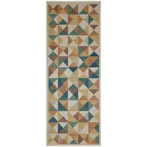 Andiamo Läufer Sedona, Karo Multicolor, 80 x 200 cm