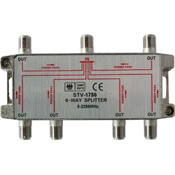 KREILING SAT-Verteiler 6-fach STV 1786