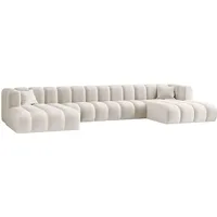 Kaiser Möbel Ecksofa,, Ecru, Holz, 408x179 cm, Wohnzimmer, Sofas & Couches, Wohnlandschaften, Ecksofas