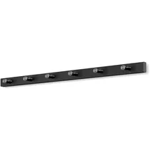 Zack Garderobenleiste Accolo 60 cm Schwarz