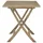 vidaXL Gartentisch Klappbar Grau 120x70x75 cm Massivholz Teak