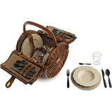 Dressed Picknickkorb mit Geschirr und Besteck 29 El.
