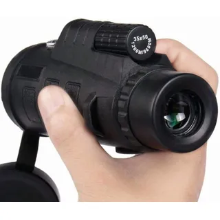 Hochleistungsfernglas, Teleskop 35 x 50 Monokular Hochleistungsfernglas mit Kompass HD Big Vision Fernglas für Camping Vogelbeobachtung Reisen für drinnen/draußen