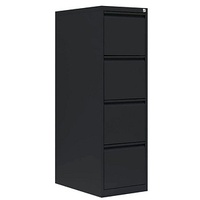 Lüllmann Hängeregistraturschrank tiefschwarz 4 Schubladen 40,0 x 62,0 x
