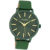 Oozoo Damen Armbanduhr grün Analog C10616 Timepieces Lederarmband UOC10616