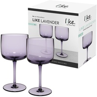 like. by Villeroy & Boch Like by Villeroy & Boch Like Lavender Weinkelch Set 2 Teilig, Farbglas Lila, Füllmenge 270 Ml