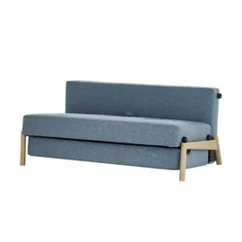 Sofa.de Klappsofa mit Schlaffunktion Webstoff 2-Sitzer Blau