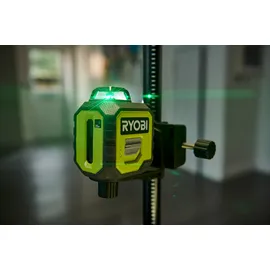 RYOBI Kreuzlinienlaser 360° 25 m, grün, selbstnivellierend