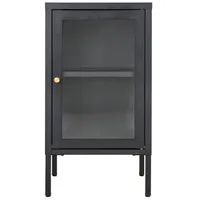 VCM Vitrine Dalby Stahl Schwarz