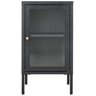 VCM Vitrine Dalby Stahl Schwarz
