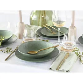 CreaTable Catania Eukalyptus Tafelservice 12-tlg. grün