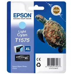 Original Epson C13T15754010 / T1575 Tintenpatrone cyan hell
