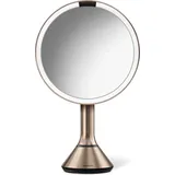simplehuman Sensorspiegel rund, roségold - Gold