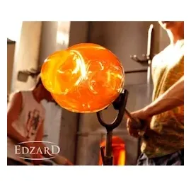 Edzard Karaffe Hendrik, 0,8 Liter), mundgeblasenes Kristallglas, Platinrand,