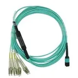 BlueOptics LWL MTP/4xLC Breakout Kabel OM3 3 Meter