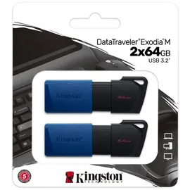 Kingston DataTraveler Exodia M 64GB 2er Pack