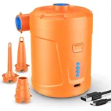 Elektrische Luftpumpe, 5200 Mah Akku, Luftmatratzenpumpe Mit 3 Düsen, Schnellpumpe Für Schlauchboote/luftmatratzen