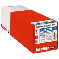 Fischer Holzbauschraube 8,0 x 240 50 Stück