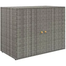 vidaXL Gartenschrank 100 x 55,5 x 80 cm Grau