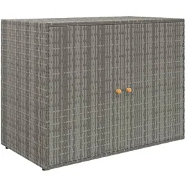 vidaXL Gartenschrank 100 x 55,5 x 80 cm Grau
