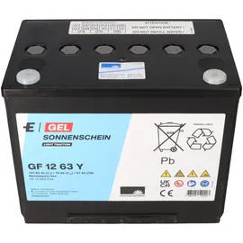 Sonnenschein / Exide Akku kompatibel Reha E-Mobile Pride Jazzy 12V 63Ah