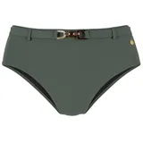 LASCANA Highwaist-Bikini-Hose Yves Grün 40