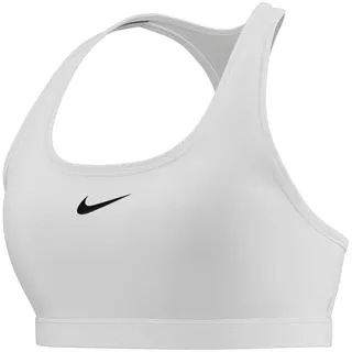 Nike Swoosh Medium Support Padded Sport-BH Damen 100 white/stone mauve/black L