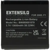 EXTENSILO Akku kompatibel mit Pure Jongo S3, S340b, S3X