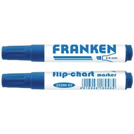 Franken Flipchart-Marker schwarz 2,0 - 6,0 mm, 1 St.