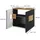 Vicco Waschtischunterschrank Eden 73 x 64 x 37 cm Grau