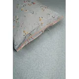 Pip Studio Spannbettlaken Baumwolle-Lycra 140 x 200 cm Blau-Grau