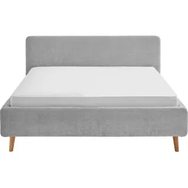 Meise Möbel Polsterbett Mattis ¦ grau ¦ Maße (cm): B: 201 H: 105